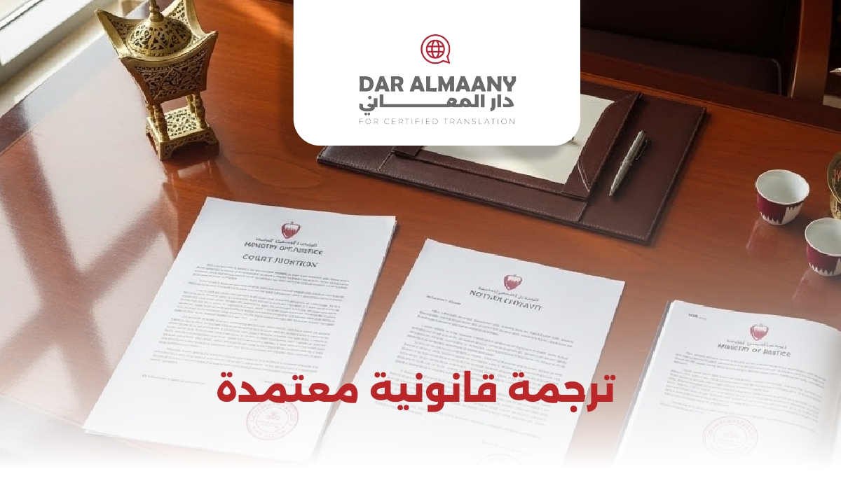 ترجمة قانونية معتمدة